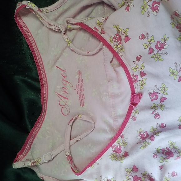 VICTORIA'S SECRET ANGEL SLEEP TOP S PINK FLORAL - Picture 5 of 5
